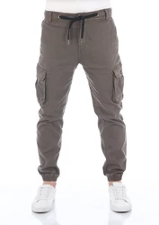 riverso Cargohose RIVHanno Slim Fit Herren Hose Khaki/Dunkelgrün