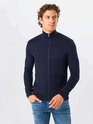 SELECTED HOMME Strickjacke 'Berg' navy