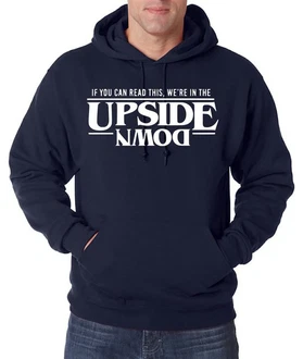 Youth Designz Kapuzenpullover Upside Down Stranger Herren Hoodie Dunkelblau/Lila/Rot Youth Designz Kapuzenpullover Upside Down Stranger Herren Hoodie Dunkelblau/Lila/Rot