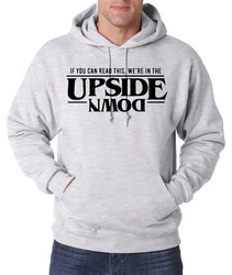 Youth Designz Kapuzenpullover Upside Down Stranger Herren Hoodie Bordeaux/Grau/Hellgrau/Rot