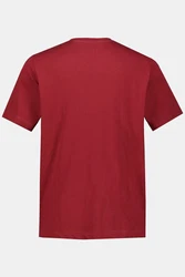 JP1880 T-Shirt Basic Rundhals Dunkelrot/Bordeaux/Rot
