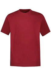 JP1880 T-Shirt Basic Rundhals Dunkelrot/Bordeaux/Rot