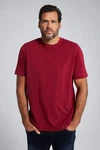 JP1880 T-Shirt Basic Rundhals Dunkelrot/Bordeaux/Rot
