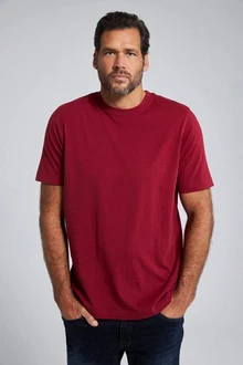 JP1880 T-Shirt Basic Rundhals Dunkelrot/Bordeaux/Rot JP1880 T-Shirt Basic Rundhals Dunkelrot/Bordeaux/Rot