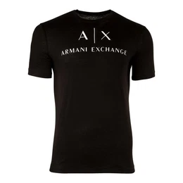 T-Shirt Herren T-Shirt - Schriftzug, Rundhals, Cotton (Packung, 1er Pack)
