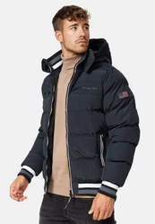 Indicode Herren Marlon Steppjacke in Daunenjacken-Optik Winterjacke Übergangsjacke 