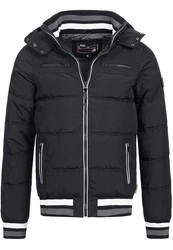 Indicode Herren Marlon Steppjacke in Daunenjacken-Optik Winterjacke Übergangsjacke 