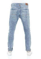 Riverso Herren Jeans Hose RIVToni Tapered Fit Jeanshose Light Blue Denim