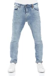 Riverso Herren Jeans Hose RIVToni Tapered Fit Jeanshose Light Blue Denim