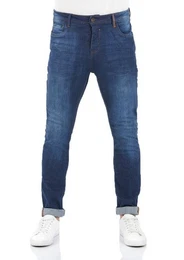 Tapered-fit-Jeans Herren Jeanshose RIVToni Denim Hose mit Stretch