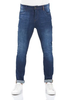 Riverso Herren Jeans Hose RIVToni Tapered Fit Jeanshose Blau/Hellblau/Dunkelblau