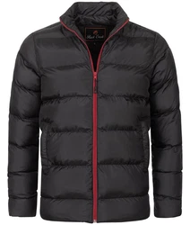 Rock Creek Steppjacke H-315 Schwarz/Grau/Rot/Dunkelgrau