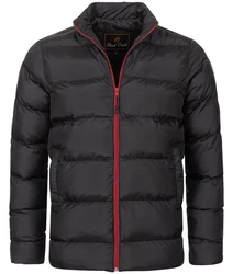 Rock Creek Steppjacke H-315 Schwarz/Grau/Rot/Dunkelgrau