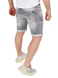 Yazubi Jeansshorts Henry Grau/Hellgrau/Dunkelgrau