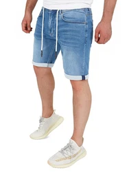 Yazubi Jeansshorts Henry Hellblau/Blau
