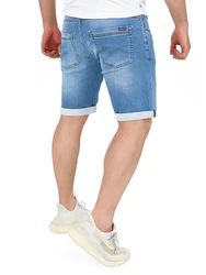Yazubi Jeansshorts Henry Hellblau/Blau