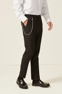 Next Slim Tapered Hose mit Kettendetail