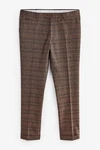 Next Anzughose Skinny-Fit Anzug Braun/Khaki