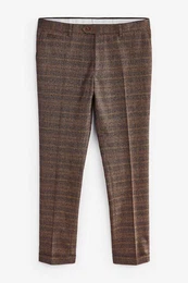 Anzughose Karierter Skinny-Fit-Anzug: Hose (1-tlg)