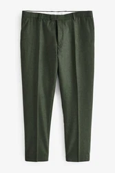 Next Anzughose Donegal Anzug (1-tlg) Dunkelgrün/Khaki/Grün
