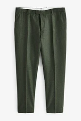 Next Anzughose Donegal Anzug (1-tlg) Dunkelgrün/Khaki/Grün