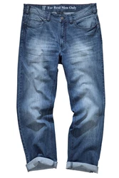 JP1880 Cargohose Jeans Regular Fit Blau/Hellblau