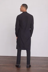 Next Businesshemd Kurta Schwarz