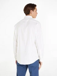 Tommy Hilfiger TAILORED Businesshemd CL FLEX OXF RF SHIRT Weiß/Creme/Hellblau