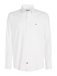 Tommy Hilfiger TAILORED Businesshemd CL FLEX OXF RF SHIRT Weiß/Creme/Hellblau