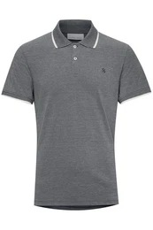Poloshirt Polo Shirt Regular Fit Kurzarm Golf Hemd Basic Baumwolle TRISTAN 4411 in Dunkelgrau