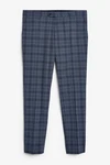 Next Anzug mit Karomuster Hose Dunkelblau/Grau/Blau/Hellblau