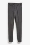 Next Stoffhose Signature Slim Fit Motion Flex-Bund Dunkelgrau/Hellgrau/Grau