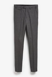 Next Stoffhose Signature Slim Fit Motion Flex-Bund Dunkelgrau/Hellgrau/Grau