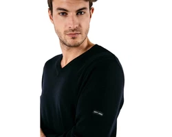 Saint James Wollpullover Cuirass mit V-Ausschnitt 6637/2210