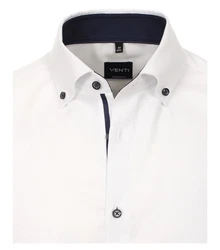 Businesshemd Weiß/Creme