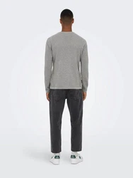 ONLY & SONS Strickpullover ONSPANTER 4421 grau