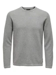 ONLY & SONS Strickpullover ONSPANTER 4421 grau ONLY & SONS Strickpullover ONSPANTER 4421 grau