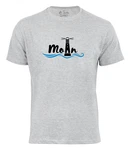 Cotton Prime T-Shirt Moin Leuchtturm Dunkelgrau/Beige/Grau/Rot