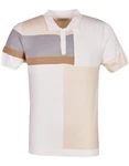 Leif Nelson T-Shirt Polo LN-7590 Weiß/Creme/Grau/Beige/Hellblau/Mischfarben