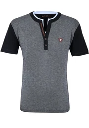 T-Shirt Herren T-Shirt Rundhals LN-55745