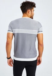 Leif Nelson T-Shirt Feinstrick Rundhals Style LN-7645 LN-7645