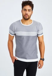 Leif Nelson T-Shirt Feinstrick Rundhals Style LN-7645 LN-7645