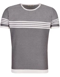 Leif Nelson T-Shirt Feinstrick Rundhals Style LN-7645 LN-7645