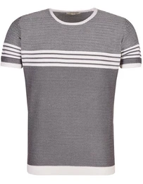 T-Shirt Feinstrick Rundhals LN-7645