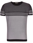 Leif Nelson T-Shirt Feinstrick Rundhals Style LN-7645 LN-7645