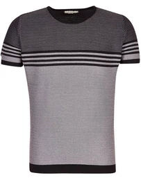 T-Shirt Feinstrick Rundhals LN-7645