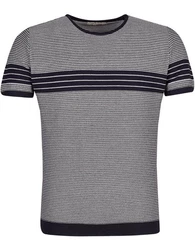 Leif Nelson T-Shirt Feinstrick Rundhals Style LN-7645 LN-7645