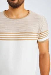 Leif Nelson T-Shirt Feinstrick Rundhals Style LN-7645 LN-7645