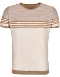 Leif Nelson T-Shirt Feinstrick Rundhals Style LN-7645 LN-7645