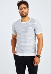 T-Shirt Rundhals LN-7650 normal